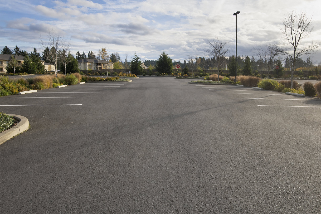Parking lot maintenance